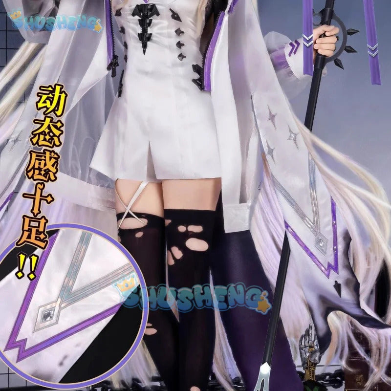 Arknights Necrass Eblana Cosplay Costume Uniform Halloween Carnival Party Christmas Play Role Clothes Clothing