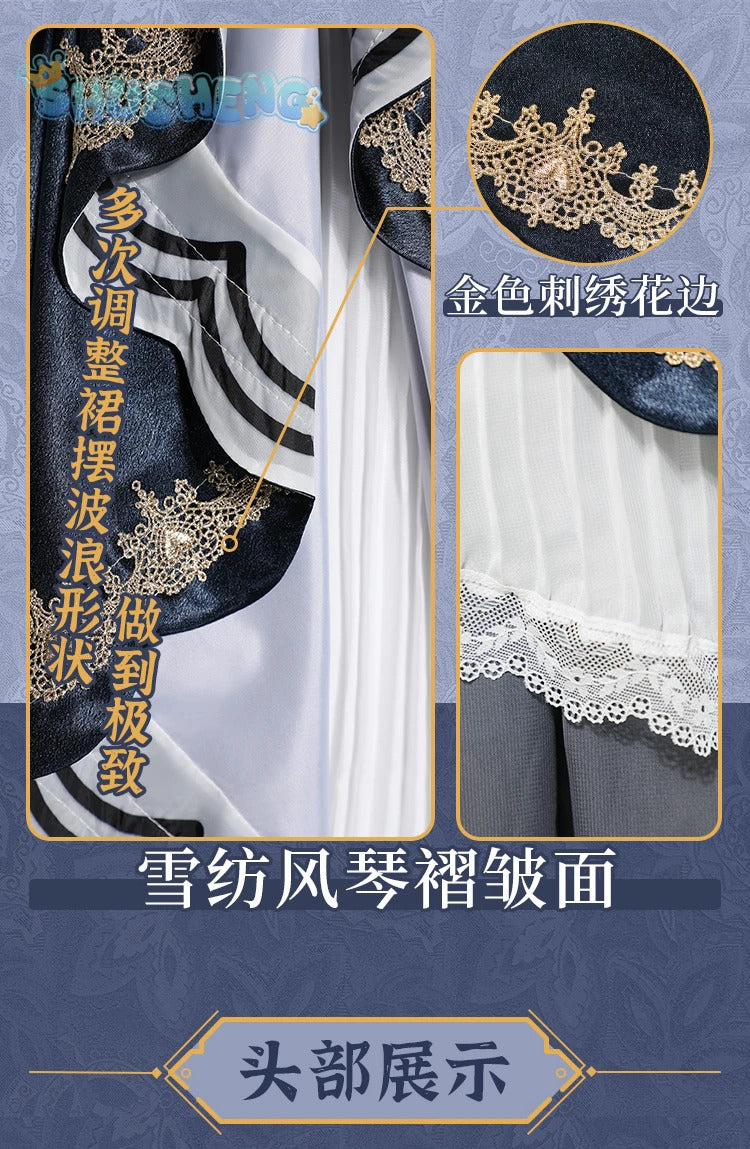 Anime Rin Len Cosplay Kagamin Rin Costume Hatglove accessories Halloween Christmas cute Lolita evening dress Woman New uniform