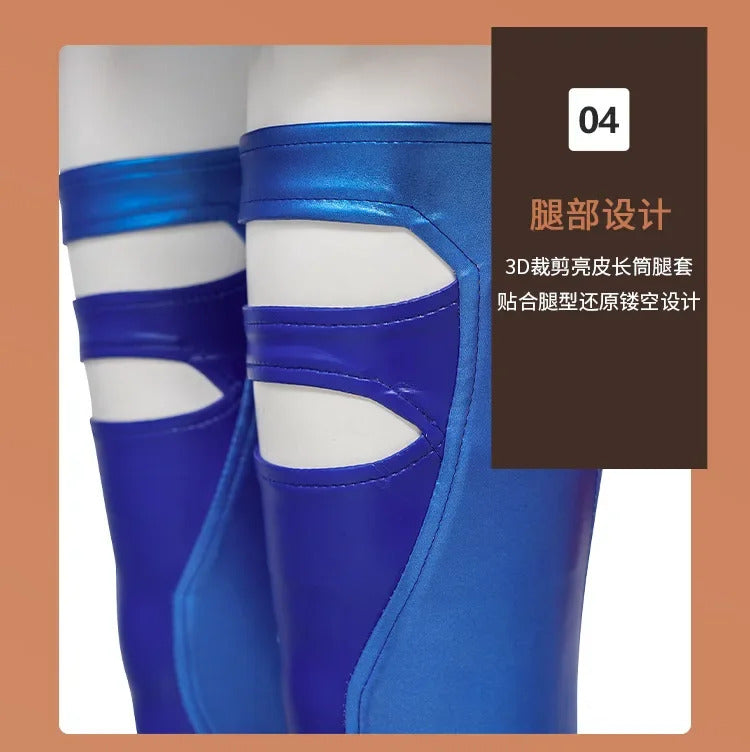 Shusheng-R Superhero Elizabeth Braddock Cosplay Psylocke Betsy Braddock Costume Women's Fantasia Uniform Halloween Party Fashion Full Set