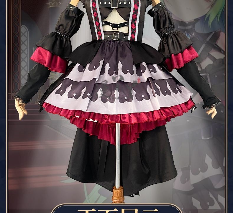 Game Dead and Bloomed in the Mansion Devil Cosplay Costume Lolita Dress Halloween Carnival Uniform Anime Clothing Party Suit