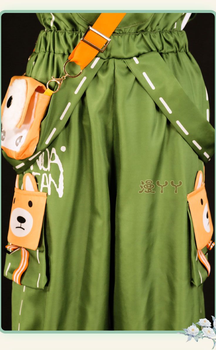 Game Identity V Cosplay Anime Panda Friend Little Girl Alice Derose Cosplay Costume Doll Green Rompers Uniform Accessories