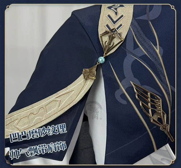 Shusheng Zayne Cosplay Game Love And Deepspace Costume Fashion Gentlemanly Uniforms Men Halloween Party Role Play Clothing
