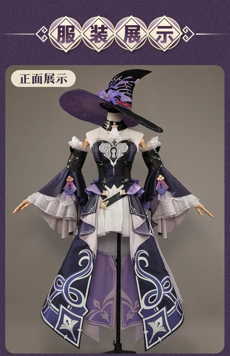 Shusheng The Herta Cosplay Game Honkai: Star Rail Costume Fashion Sweet Uniform Dress Women Halloween Party Role Play Clothing