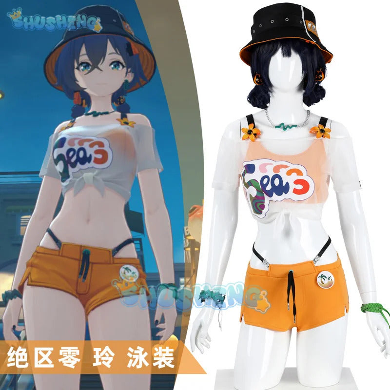 Love and Deepspace Heroines Cosplay Costume Zayne To Dawn and Dusk Endless Vows Wedding Dress Halloween Role Play Clothing