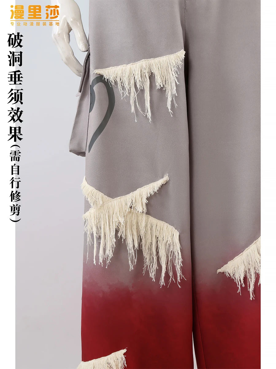 Alien stage till Cosplay r7 round7 Costume New Fashion Men Women Tank Top Pants Necklace Belt Set Party Carnival Fashion Uniform
