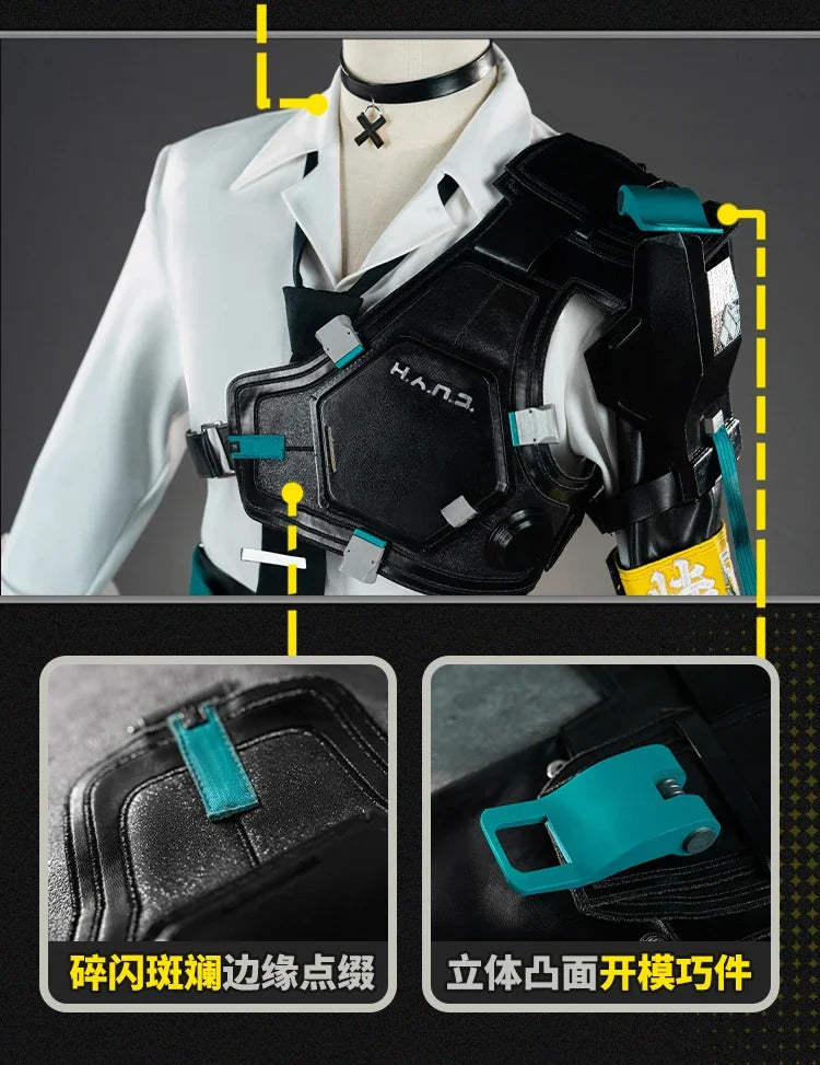 Asaba Harumasa Cosplay Costume Game Zenless Zone Zero Fashion Handsome Battle Uniform Halloween Party Role Play Clothing