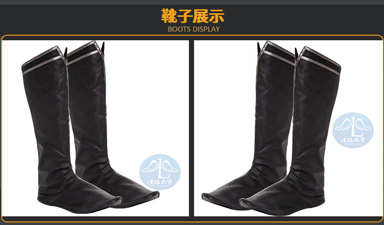 New Clark Kent Cosplay Costume Black Jumpsuit Cloak Super Hero Set Custom Made