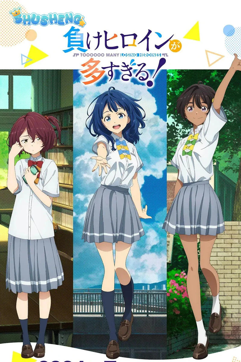 Anime Makeine Too Many Losing Heroines Anna Yanami Cosplay Costume Chika Komari JK Skirt Lemon Yakishio Halloween for Women