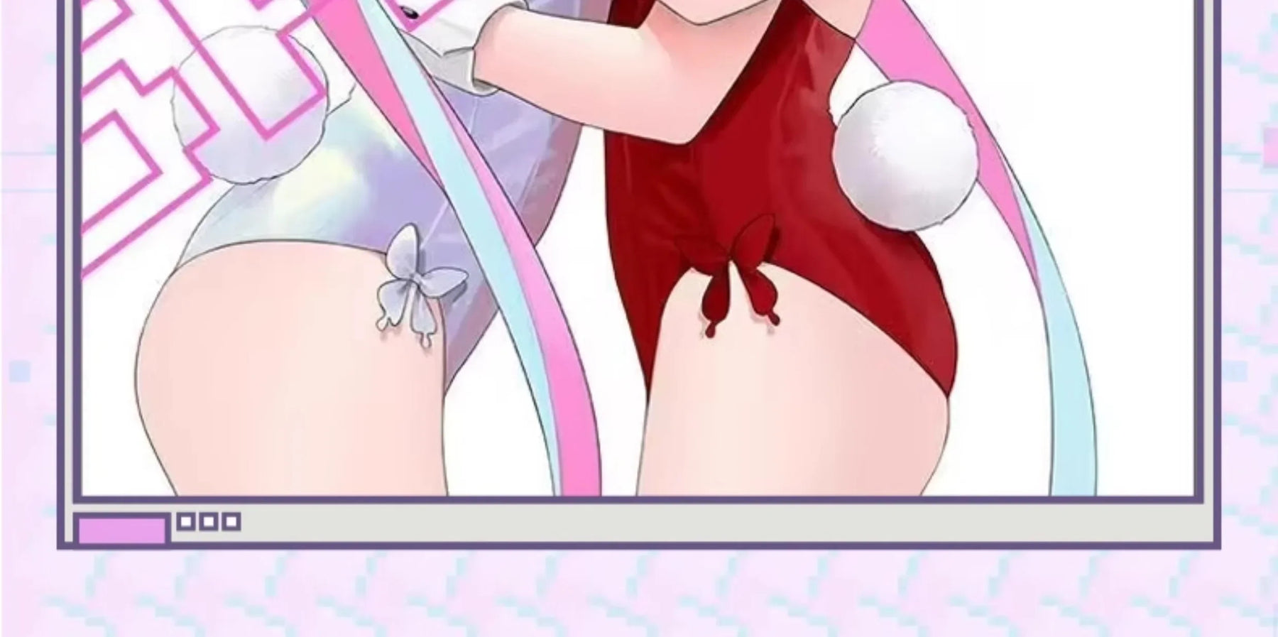 Game NEEDY GIRL STREAMER OVERDOSE KAngel/Ame-Chan Cosplay Costume Rabbit Girl Outfit Halloween Carnival Party Clothing
