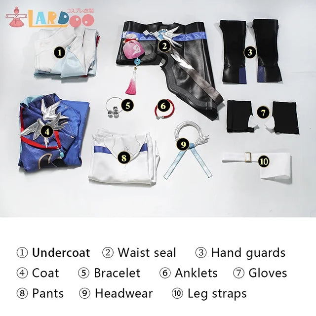 Yanqing Cosplay Game Honkai: Star Rail Cosplay DokiDoki-SR Costume Men Cosplay