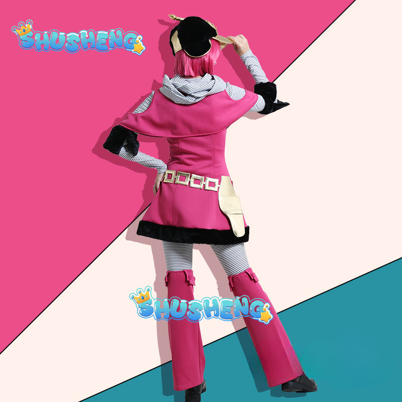 Anime Jojo's Bizarre Adventure STEEL BALL RUN Unifrom HotPants Women Full Set For Halloween Cosplay Party Costume