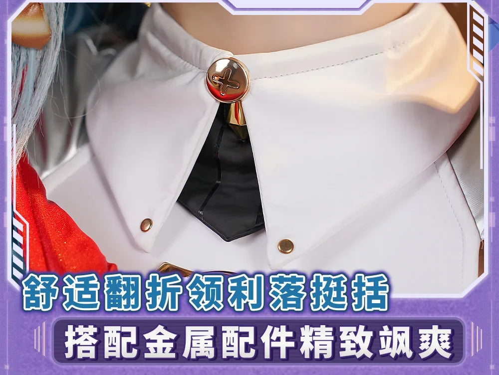 Game Genshin Impact Ineffa Cosplay Costume Uniform Halloween Carnival Party Christmas Play Role Clothes Clothing for Women