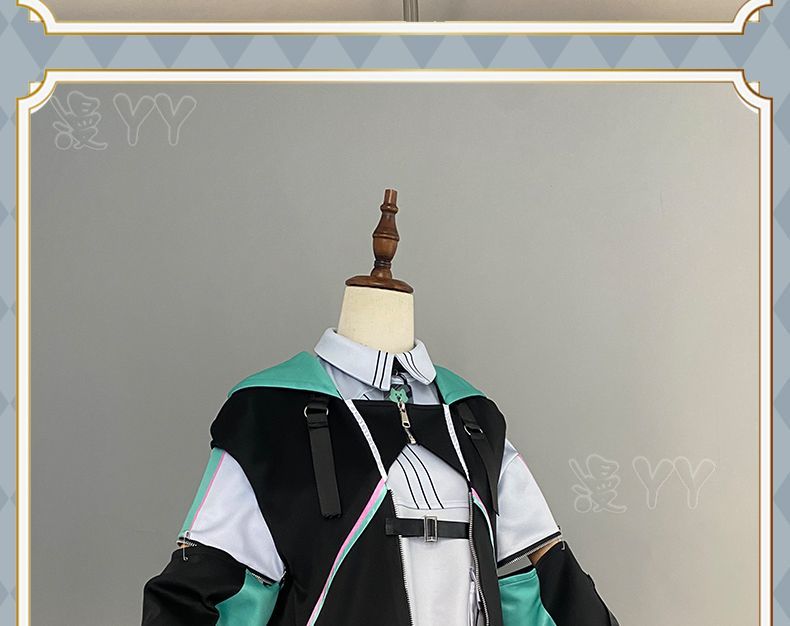 Vtuber VirtuaReal Aza Game Suit Youthful Handsome Fashion Leisure Uniform Cosplay Costume Halloween Party Outfit