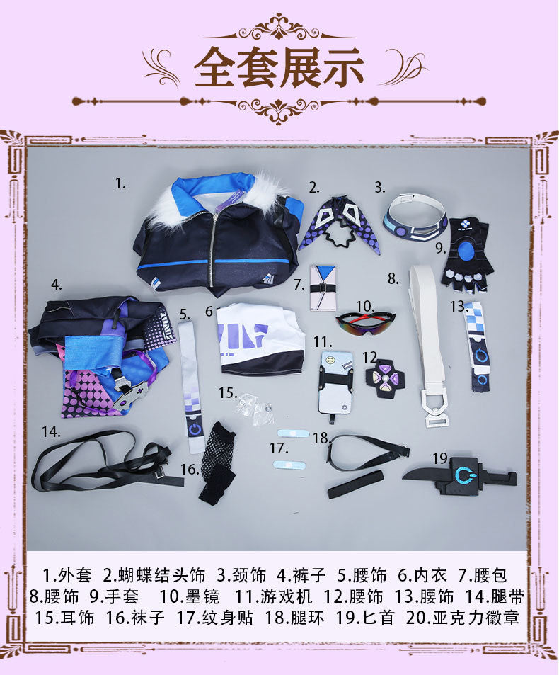 Silver Wolf Cosplay Costume Honkai Star Rail Carnival Uniform Anime Halloween Costumes Women Game