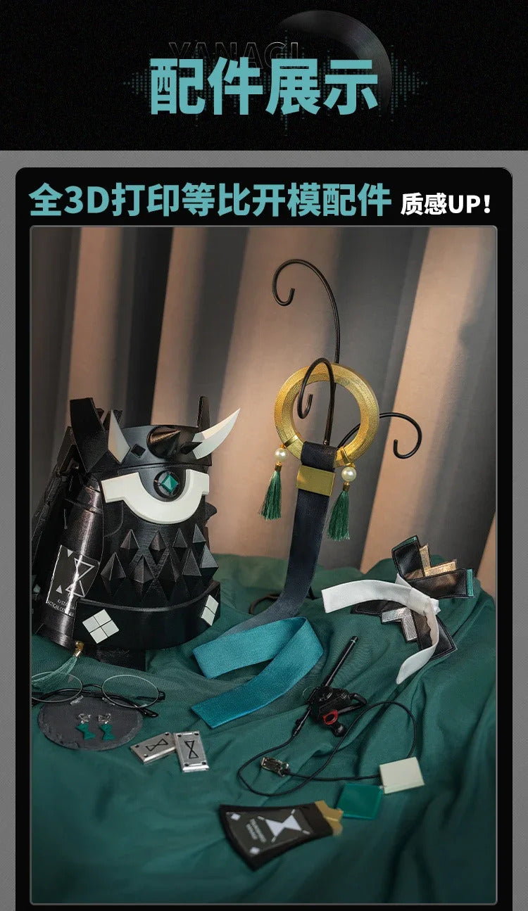 Game Zenless Zone Zero Tsukishiro Yanagi Cosplay Costume Uniform Halloween Carnival Party Christmas Play Role Clothes Clothing