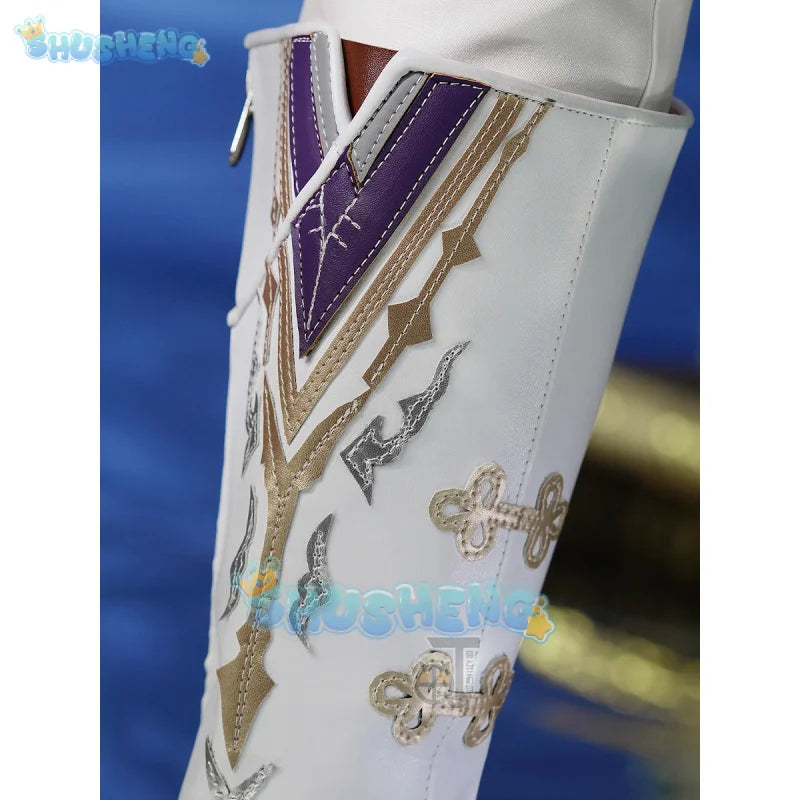 Love and Deepspace Xavier Cosplay Shoes Shimmering Moonlight Halloween Party Women Men Props Shusheng