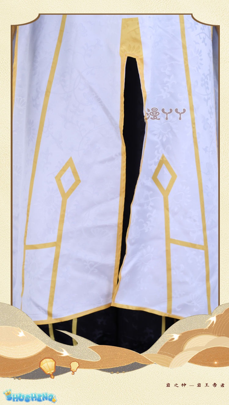 Genshin Impact Zhong Li COS Costume The Rock God Emperor Morax Game Clothing Cosplay Complete Set Men Women