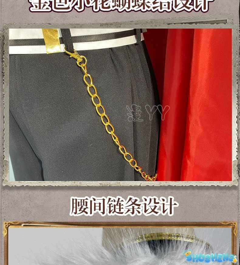 VTuber NIJISANJI Virtual YouTuber Kuzuha Cosplay Costume Black Evening Dress Cloak Wig Man Woman Carnival Masked Ball Suit
