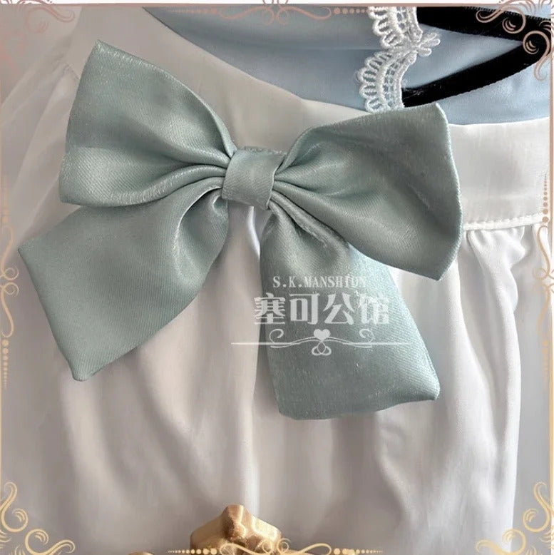 Cinderella Goddess of Victory: Nikke Cosplay Costume Lolita Sweet Maid Dress Accessories Socks Wig Props Halloween Girl Uniform