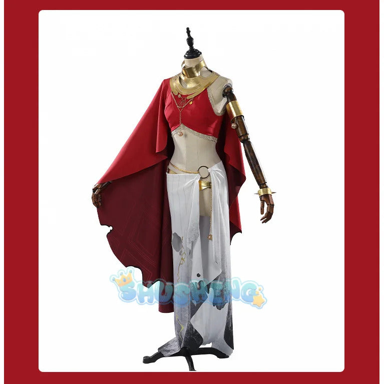 Game Path to Nowhere Hestia Cosplay Costume Cloak, armband, gloves, accessories and props Halloween party sexy Woman dress set