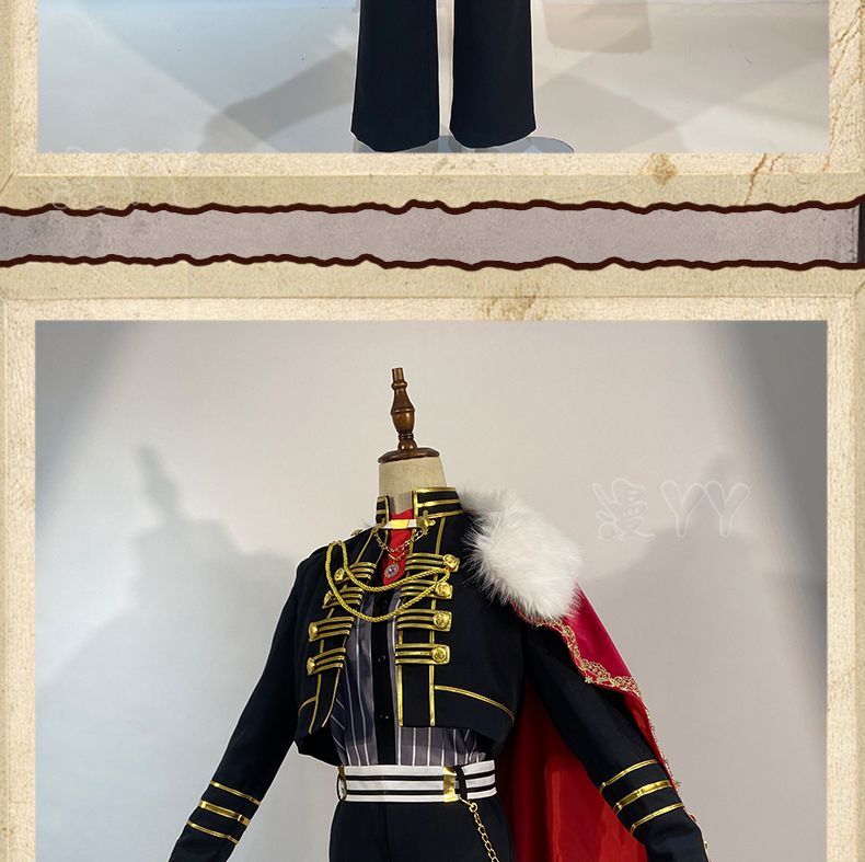 VTuber NIJISANJI Virtual YouTuber Kuzuha Cosplay Costume Black Evening Dress Cloak Wig Man Woman Carnival Masked Ball Suit
