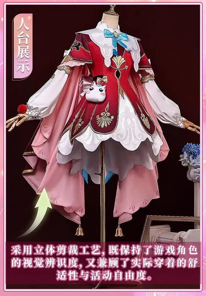 Hyacine Cosplay Costume Game Honkai:Star Rail Hyacinthia Uniform Halloween Carnival Party Christmas Play Role Clothes Clothing