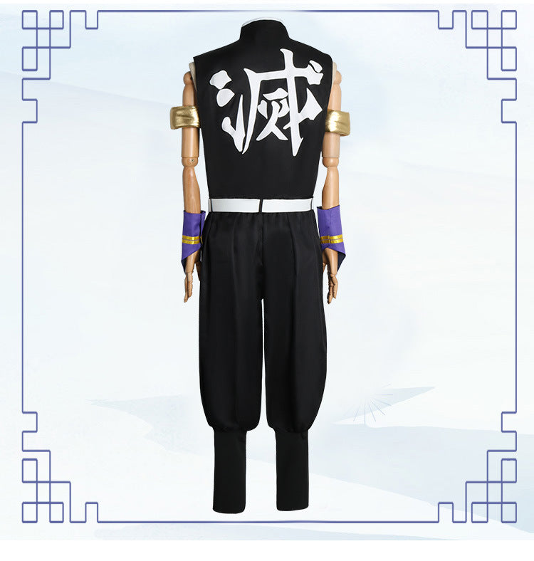 Halloween Demon Slayer c Japanese Anime os Demon Slayer Team Uniform Sound Pillar Yuuzou Tengen cosplay Clothing