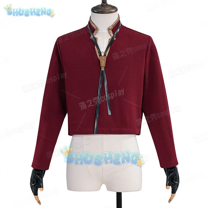 Final Fantasy XIV Lucian Prince's Attire Cosplay Costume Seneschal Prince Set Uniform Halloween Carnival Party Clothing