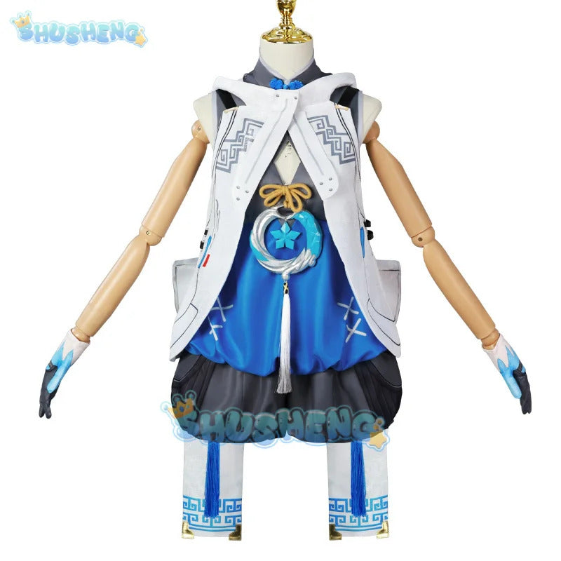 Shusheng Wuthering Waves Youhu Cosplay Costume Uniform Antiquarian Huanglong Halloween Party for Women Girls Role Play Props