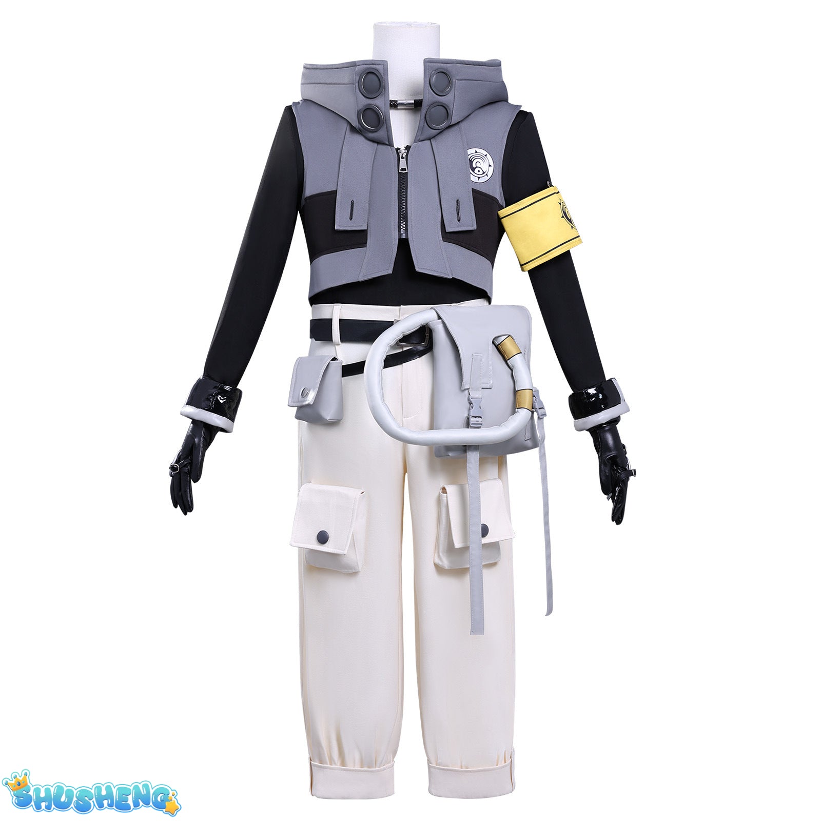 Rudo New Anime GACHIAKUTA Cosplay Costume Punk Street Hot Punk Sleeve Hooded Jacket Y2K Fashion Uniform Cos Customized