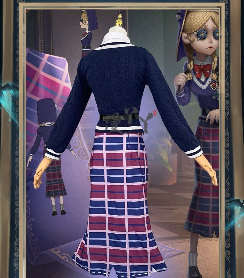 Game Identity V Toy Merchant Anne Lester Ivory Tower Cosplay Costume Dress Anime Clothes Halloween Women