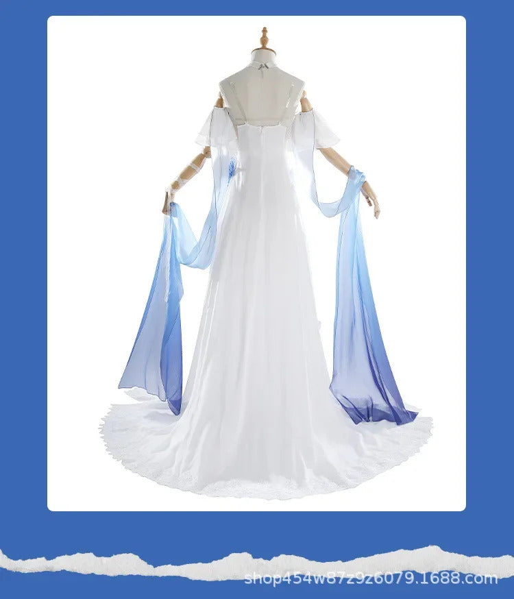Game Path to Nowhere Hamel Cosplay Costume Sexy dress accessories leg rings props wig set Halloween women's Hamel New uniform