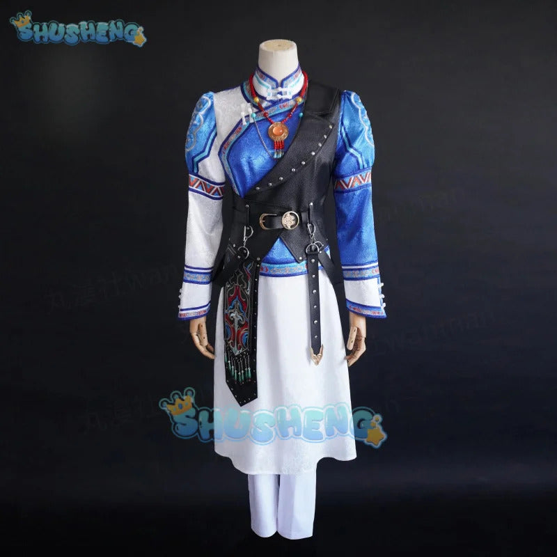 Shusheng-R Love And Deepspace Heroines Cosplay Costume Frost heavy Elegant Colors Uniform Halloween Party for Women Men Carnival