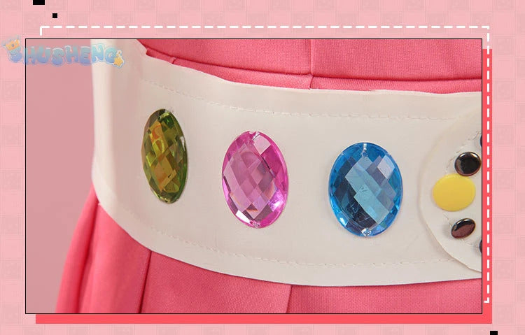 Powerpuff cos Girls Blossom Bubbles Buttercup Cosplay clothing Sweet Loli Hair accessories gloves props Halloween Uniform S-XXXL