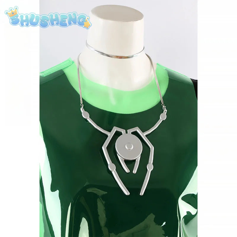 Alien stage till Cosplay r7 round7 Costume New Fashion Men Women Tank Top Pants Necklace Belt Set Party Carnival Fashion Uniform