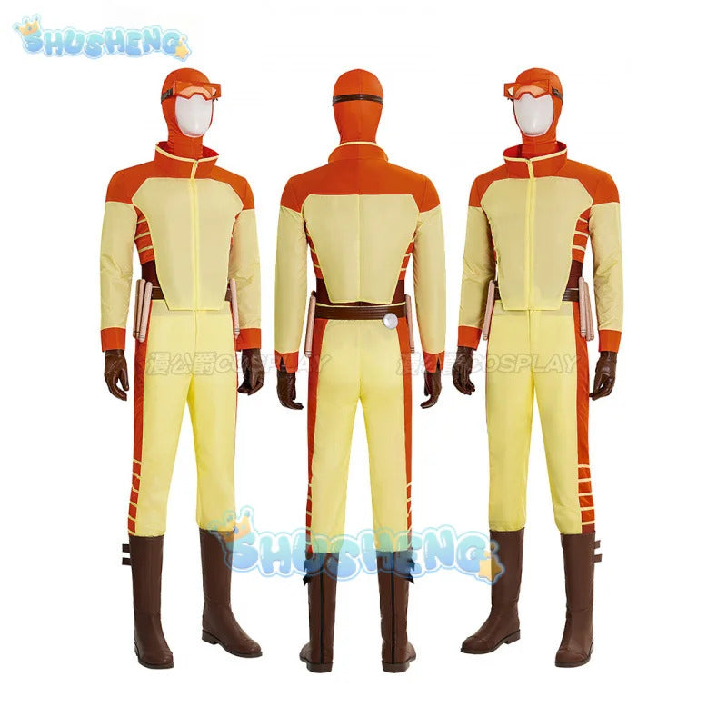 Invincible Season 3 Rex Splode Cosplay Costume Uniform Halloween Carnival Party Christmas Play Role Clothes Clothing for Men