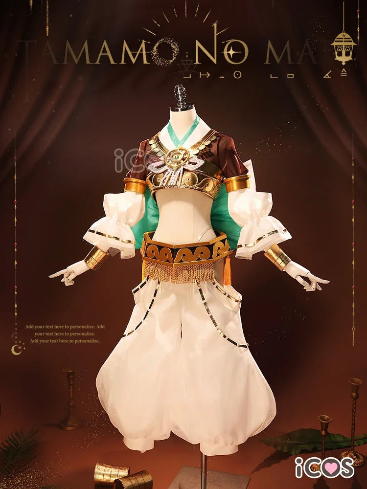 Shusheng-R New Fate/Grand Order Tamamo no Mae Cosplay Mythical Costume Halloween Carnival Gorgeous Uniform Accessories Wig Prop Woman Set