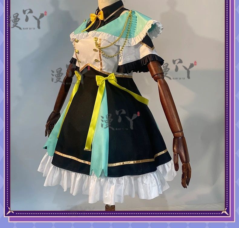 Lazulight Finana Elira Pomu Cosplay Costumes Vtuber Cosplay Dress Anime Clothing Halloween Party Uniforms
