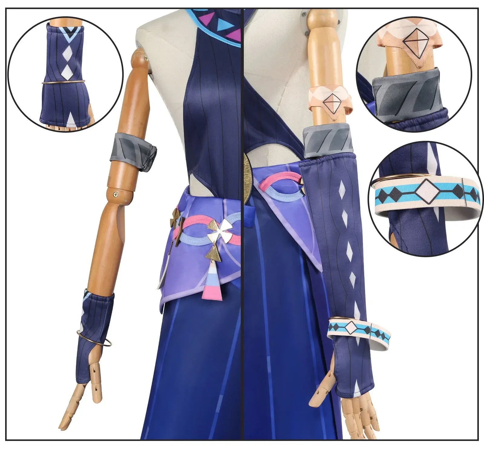 Genshin Impact Citlali Cosplay Costume Dress Headwear Game Uniform Masters of The Night-Wind Natlan Halloween Party Women
