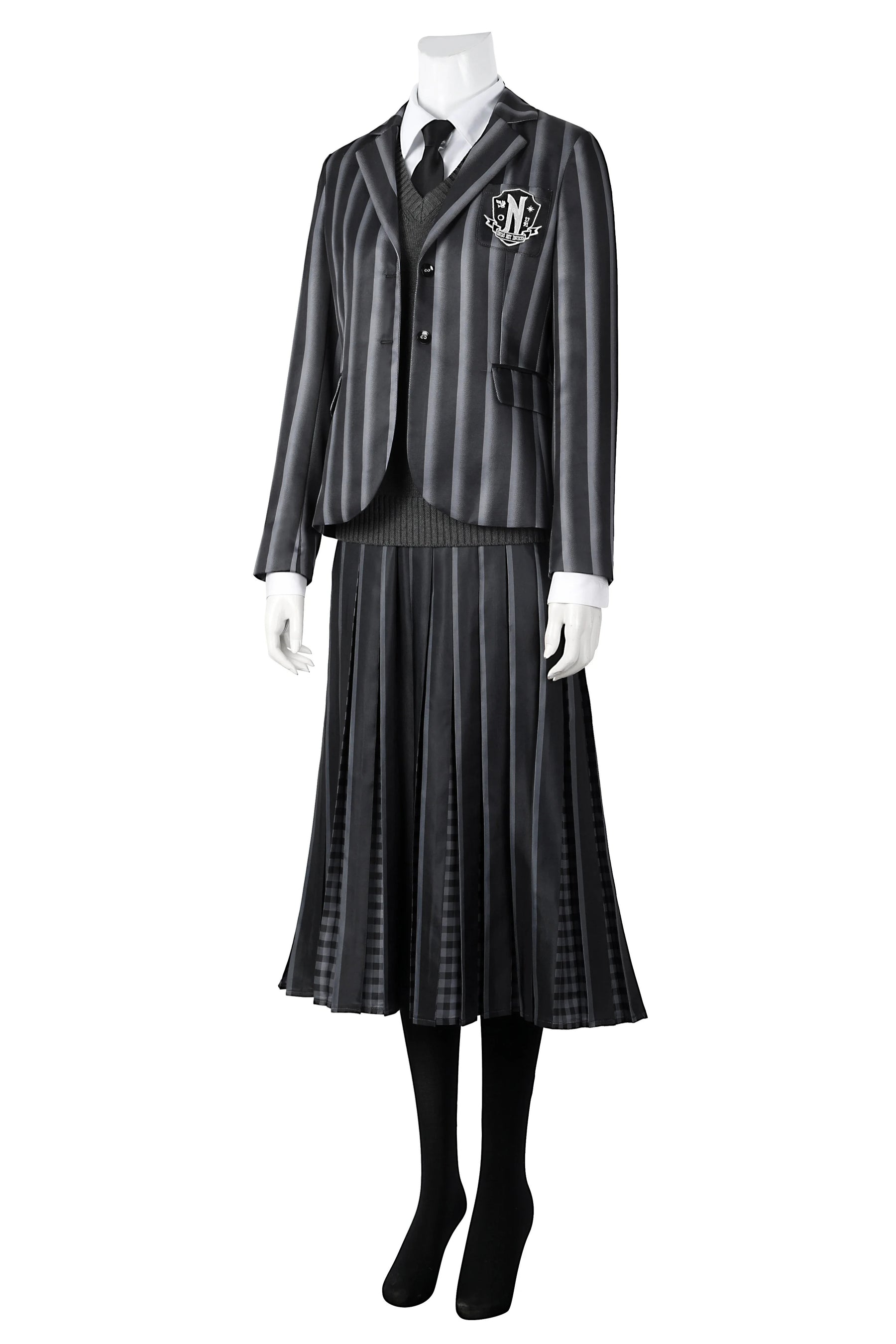 Addams Cosplay Costume Wednesday Season 2 Nevermore Academy Uniform Halloween Carnival Party Christmas Play Role Clothe Clothing