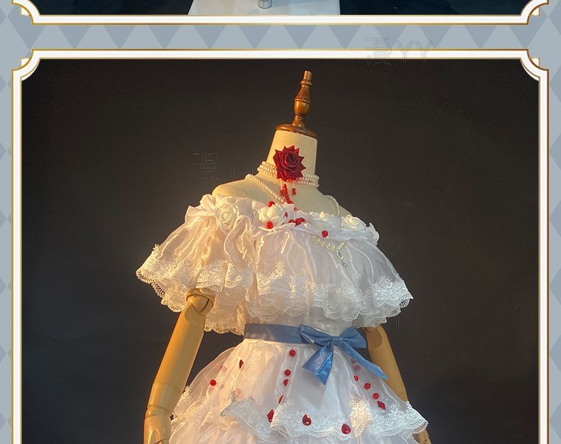 Game Identity V Bloody Queen False Hope Marie Cosplay Costume Mary Halloween Party Props