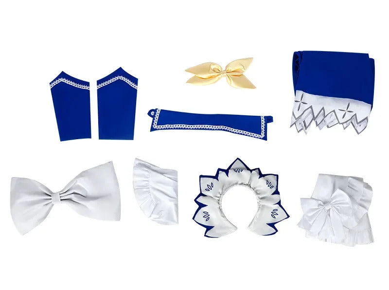 Anime EVA Asuka Langley Soryu Ayanami Rei Cosplay Costume Halloween Party Sweet Maid Uniform Dress Socks Headwear Prop Woman Set