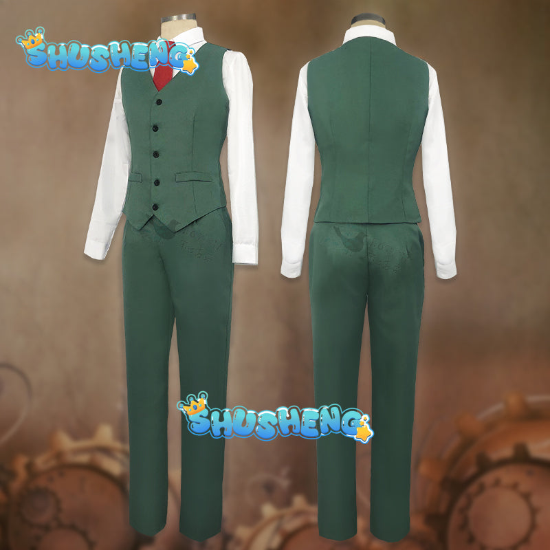 Loid Forger Cosplay Costume Men Anime Suit Blond Wig Twilight Outfit Hat Halloween Party Clothes