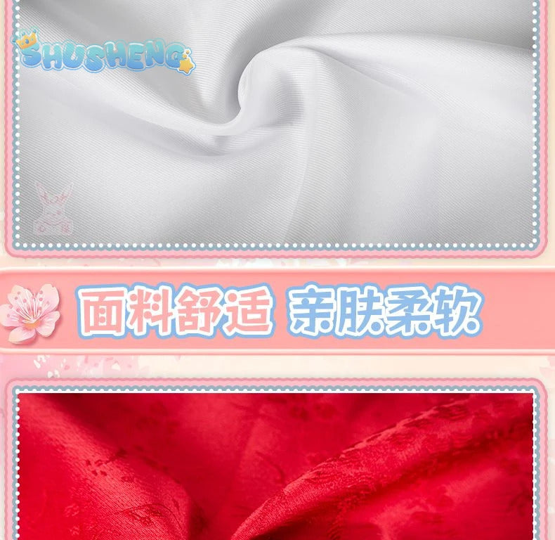 Anime Senren * Banka Tomotake Yoshino Cosplay Costume Party Christmas Witch Sweet Kimono Accessories Prop Woman Man Set S-XXL