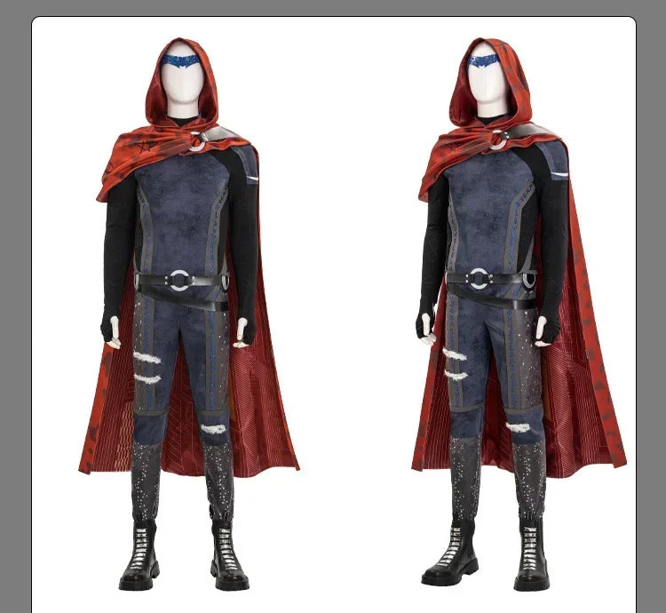 Red Agatha Wiccan Cosplay Costume Billy Kaplan Uniform Halloween Carnival Party Christmas Play Role Clothes Clothing for Men
