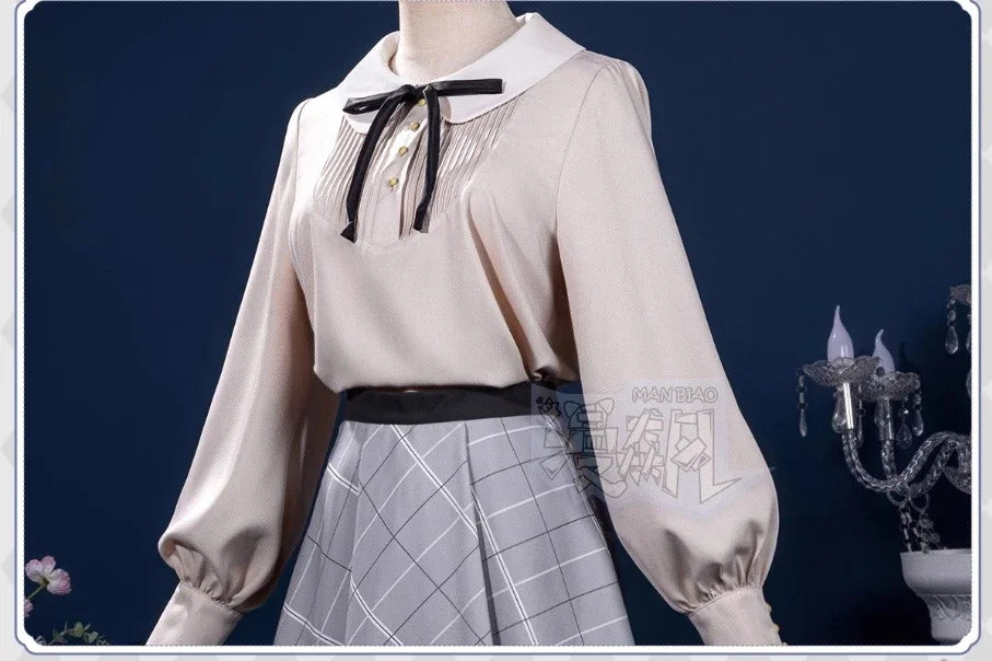 Shusheng-R BanG Dream! Ave Mujica Cosplay Sakiko Togawa Oblivionis Costume Shirt, skirt, socks, tie, Halloween party sweet JK uniform set