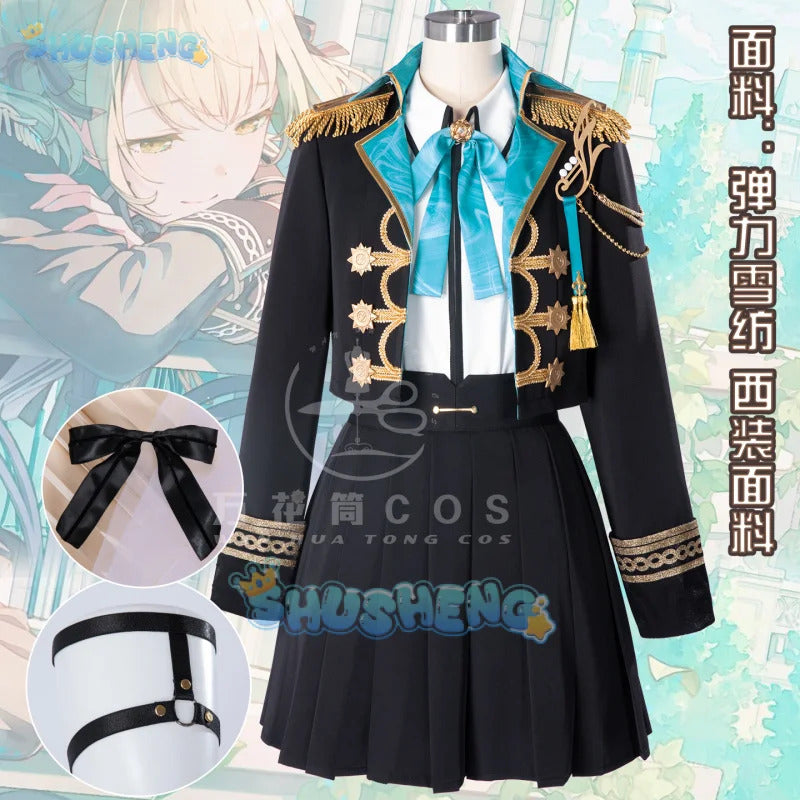 Game Project Sekai Shiraishi An Azusawa Kohane Cosplay Costume Uniform Halloween Party for Women Men Carnival Props