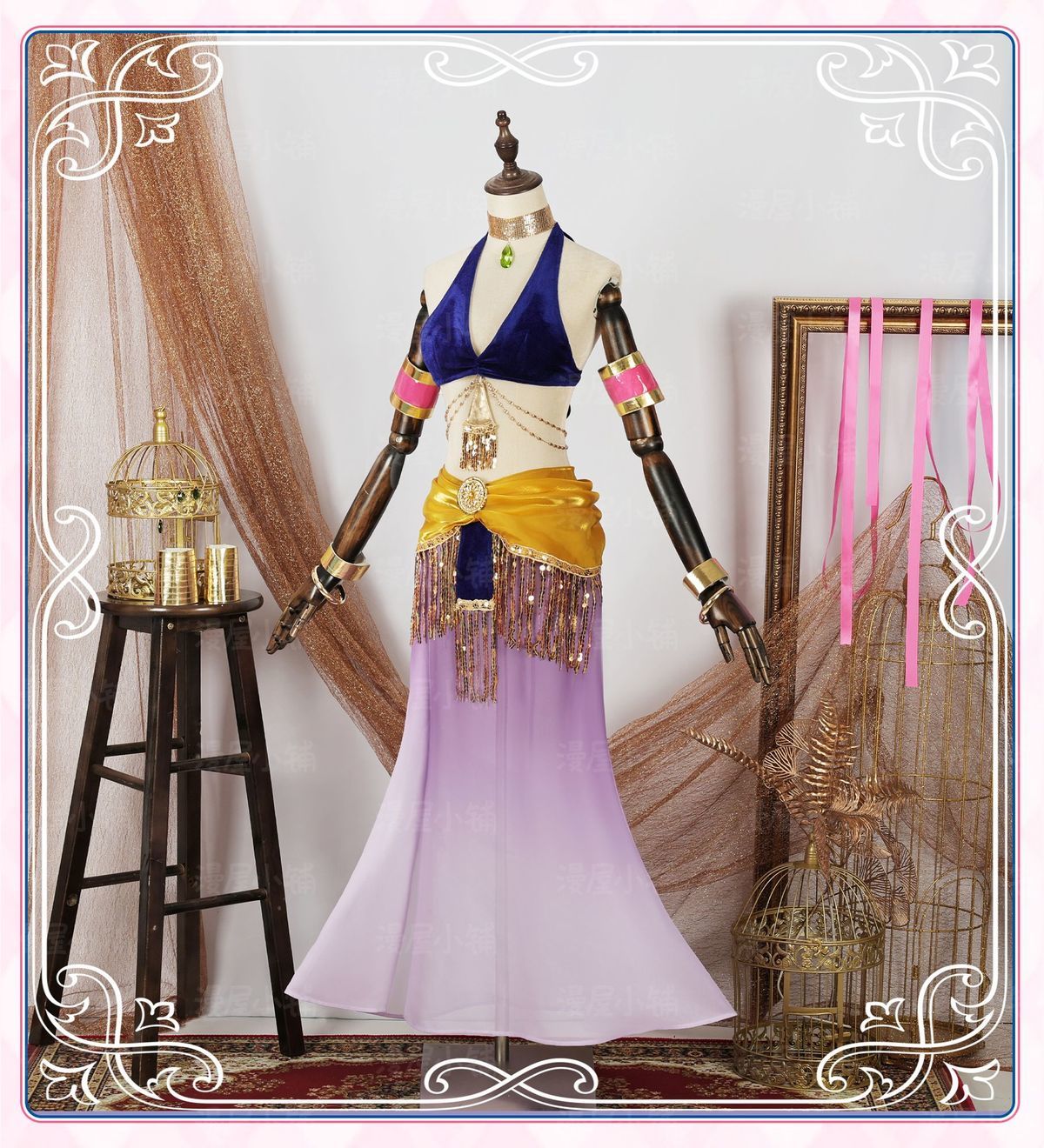 Anime Shugo Chara! Cosplay Tsukiyomi Utau Cosplay Doujin Costume Wig Women Tsukiyomi Utau Cosplay Dancer Sexy Dress