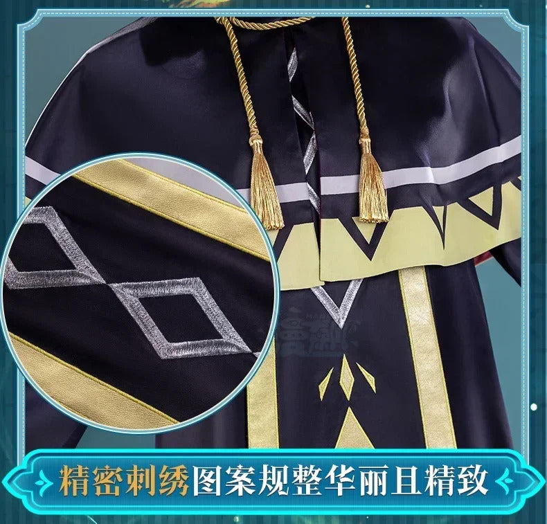 The Secret of the Silent Witch Monica Everette Cosplay Costume Uniform Halloween Carnival Party Christmas Play Role Clothing