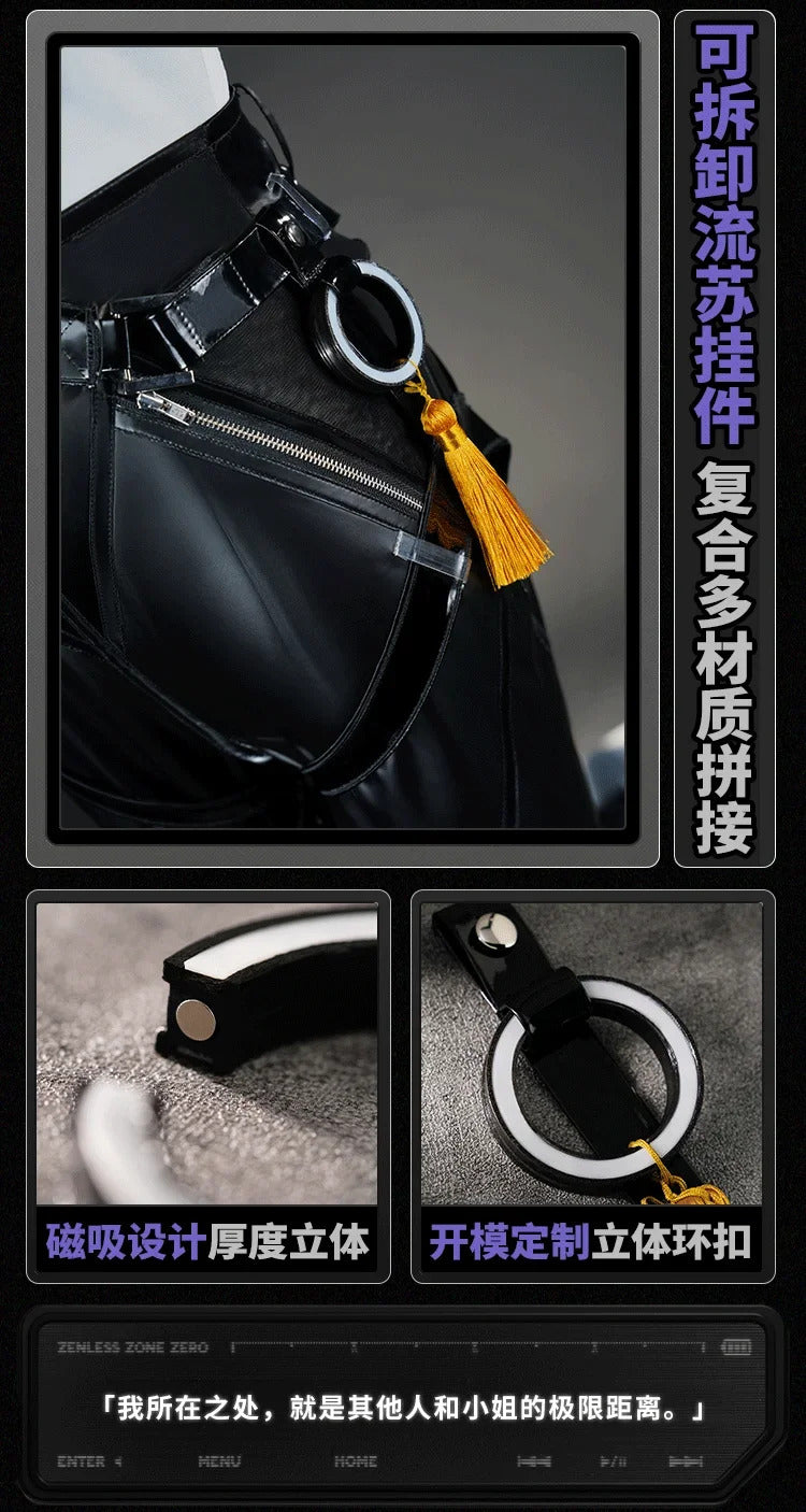 Game Zenless Zone Zero Evelyn Chevalier Cosplay Costume Uniform Halloween Carnival Party Christmas Play Role Clothes Clothing